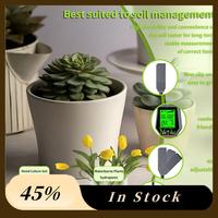 The New 6-In-1 Soil Tester PH/EC/Humidity/Sunlight/Fertility/Temp Digital Soil Moisture Tester PH Meter For Gardening Hydroponic