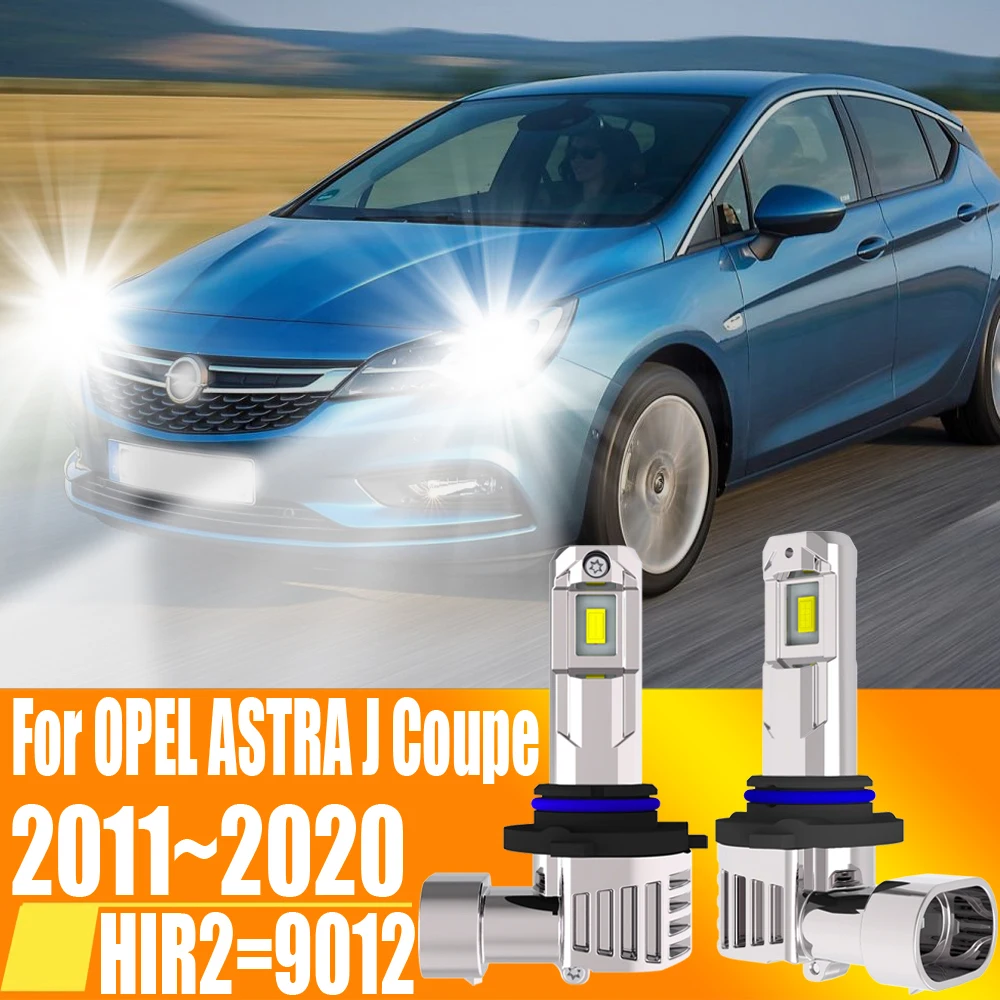 2pcs HIR2 Led Headlight Canbus No Error 9012 Car Bulb High Power White Light Diode Lamp 12v 55w For OPEL ASTRA J Coupe 2011~2020