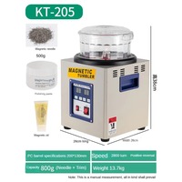 KT186 220V Electromagnetic magnetic polishing machine  metals Polisher Diamond Jewelry Polishing Tumbler grinding machine