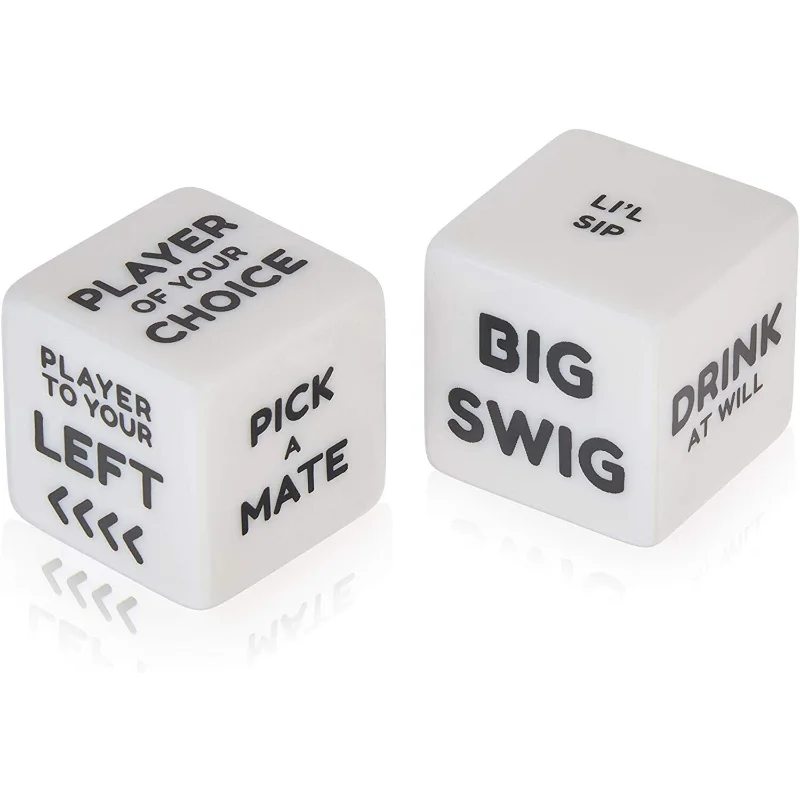 2Pcs/set New Foreign Trade Product English Wine Order Dice 2.4cm