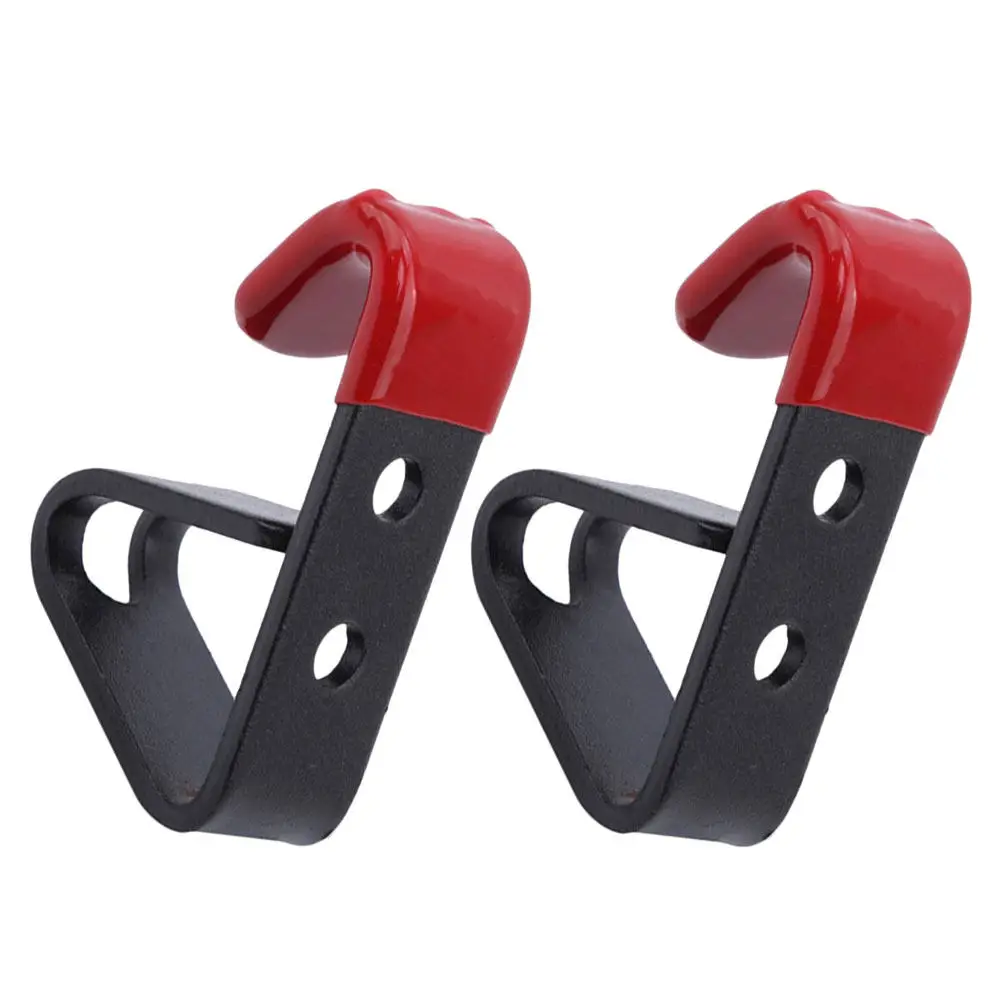 2Pcs Wheel Rim Display Hooks Heavy Duty Steel Wall Mounted Tire Hanging Hook for Auto Repair Garage Storage Rack Holder