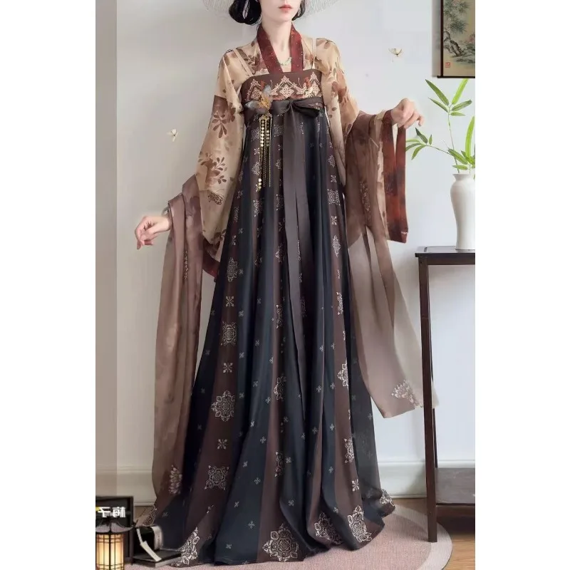 Hanfu Dress Women 140kg Ancient Chinese Hanfu Cosplay Costume Vintage Green Summer Hanfu Dress Women Plus Size view 2