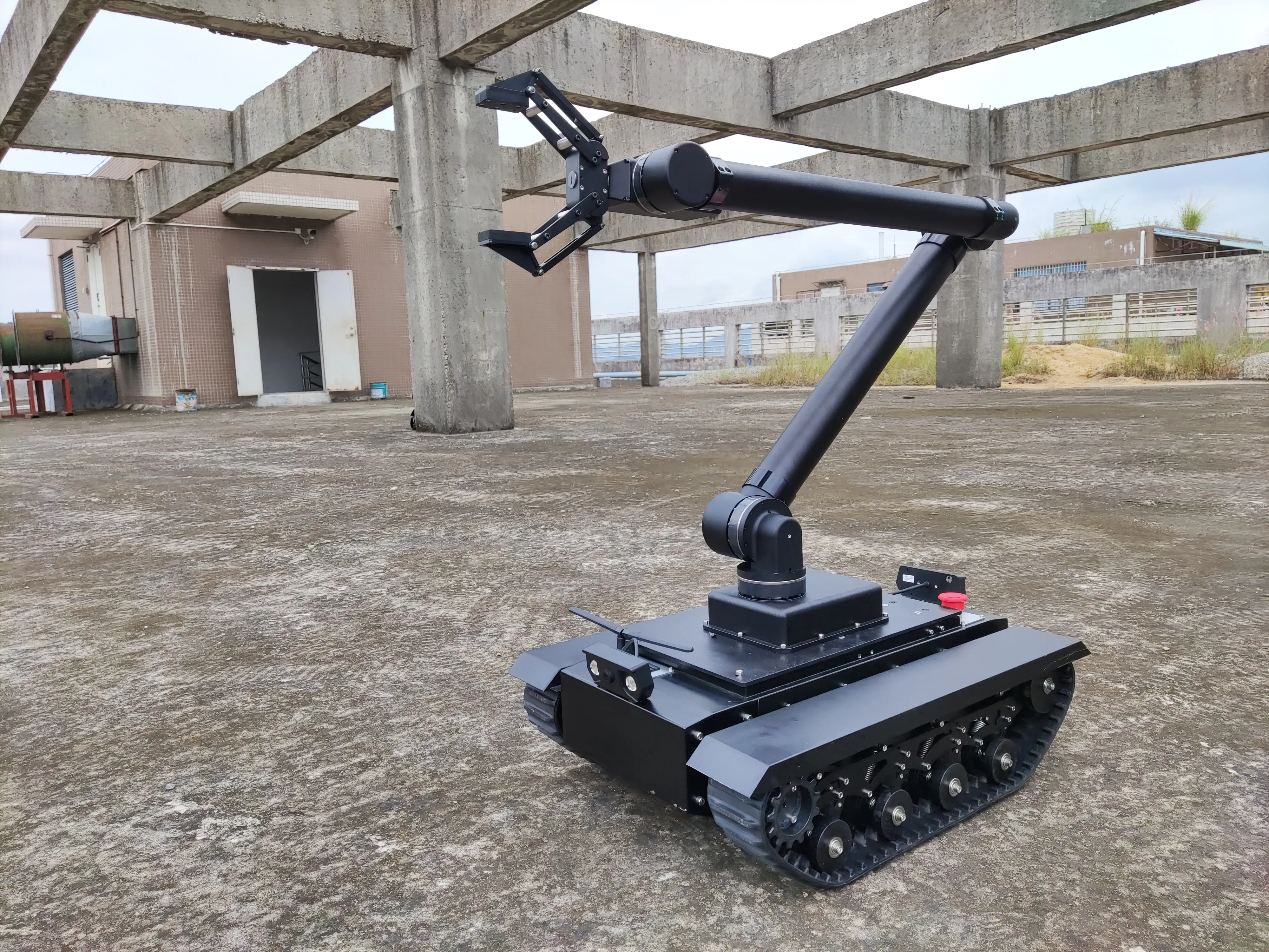 Veicolo cingolato fuoristrada TR500, telaio per robot ROS per carichi pesanti, binari in gomma, piattaforma di sviluppo open-source