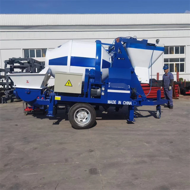 آلة متكاملة لخلاط ضخ الخرسانة ذات المضخة الصغيرة #4