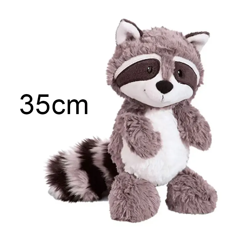 25-50cm Kawaii Waschbär Plüschtier, Niedliches Waschbär-Kuscheltier, Weiches Kissen für Mädchen, Kinder, Babys, Geburtstagsgeschenk