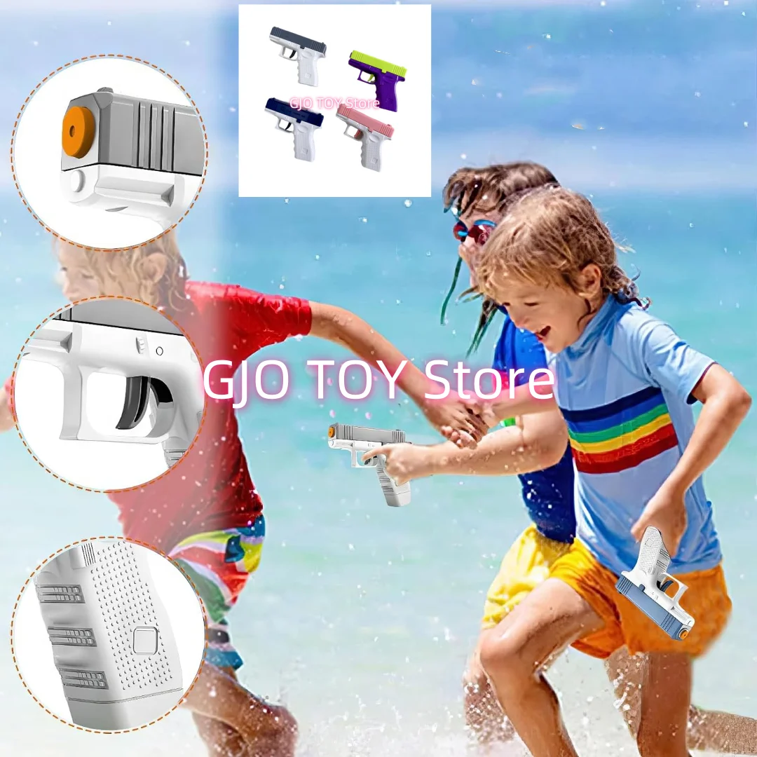 Mini pistola manual para meninos e meninas, brinquedos de praia, pistola jogos ao ar livre, verão