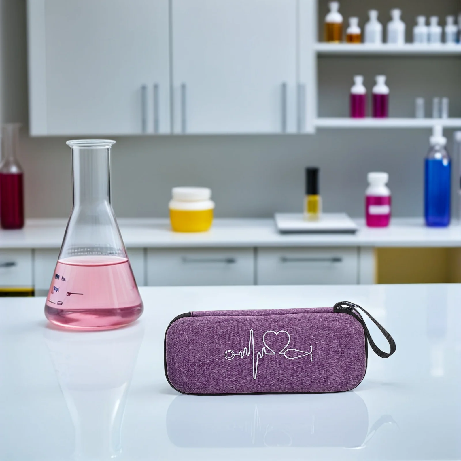 1Pcs Stethoscope Storage Pouch Portable Compact Hard Shell Shockproof Case with Compatible for 3M Models