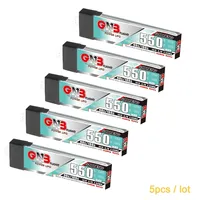 5PCS Gaoneng 1S 550mAh 3.7V 90C LiPo battery PH2.0 Plug For LDRC TINY 8X B06 BetaFPV Beta75 URUAV Inductrix RC FPV Racing Drone