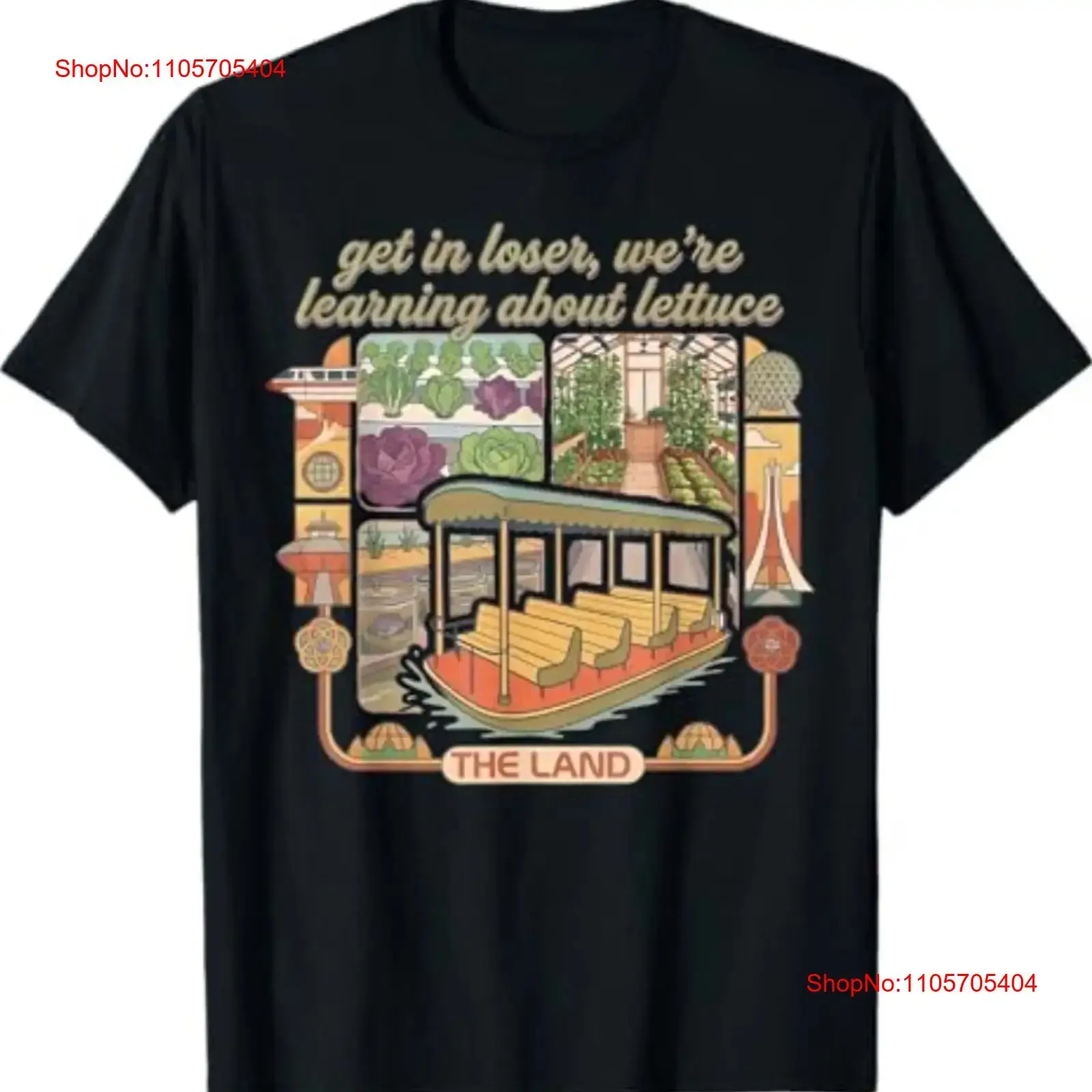 Get in Loser We re Going to Learn About Lettuce T Shirt long or short sleeves vintage Washed Comfortable streetwear Unisex Soft