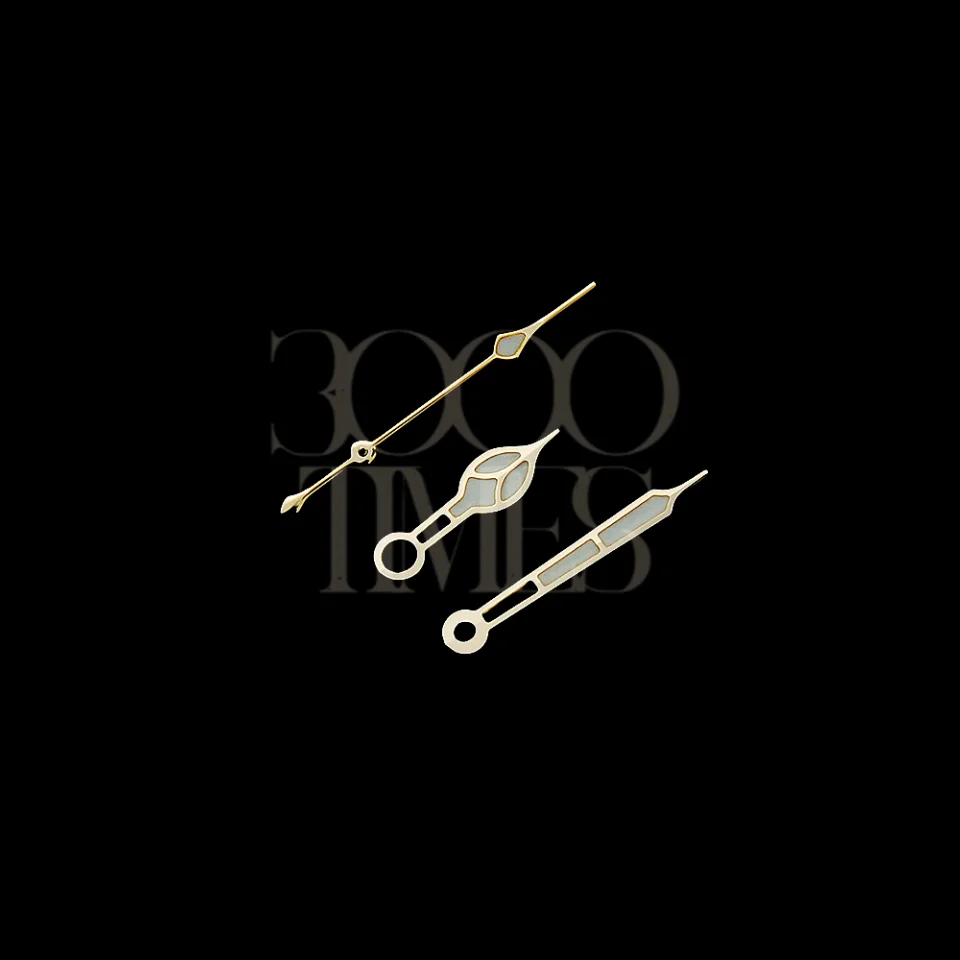 Silver Gold Red With C3 Green Luminous Cathedral Style Watch Hand For Skx Alpinist SPB121JI SBDC091 NH35/36 7S26 Movement