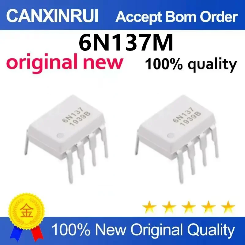 (5pcs-100pcs)Brand new original 6N137 6N137M direct insertion high-speed optocoupler