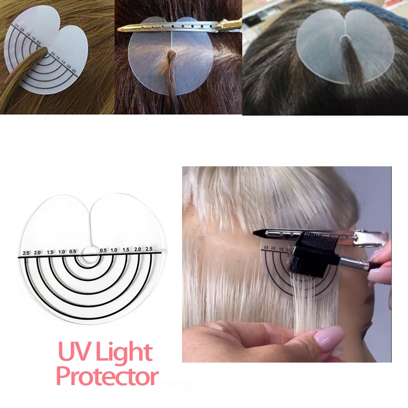 UV Shield UV Light Protector Wigs Hair Extension Hair Protector 5 Pieces Heat Shield Guards Hair Extensions Shield Circular