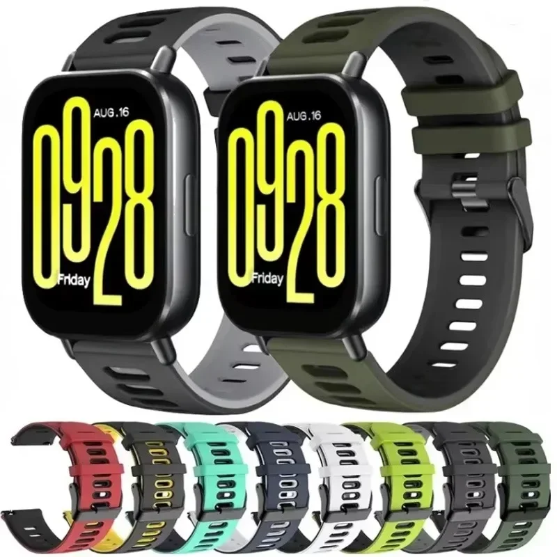 

Силиконовый ремешок 22/20 мм для Redmi Watch 5 Active Huawei Watch 5 4 GT6-5-4 Pro 46 мм, браслет Redmi Watch 5 Lite, аксессуары