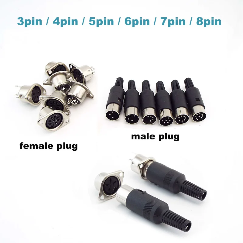 Din 3 4 5 6 7 8 Pin…