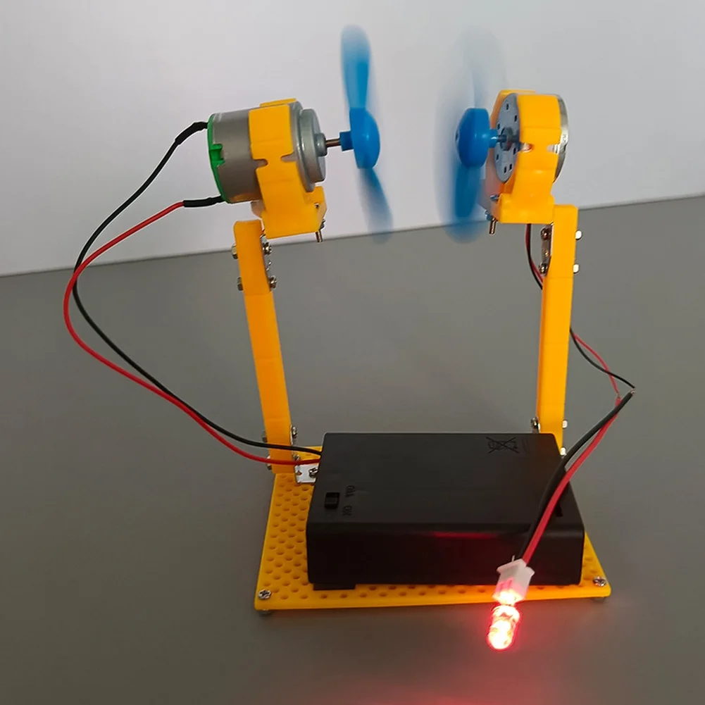 Wind Turbine DIY Kit for Ages 6 and Up Educational Science Project Teaching Renewable Energy and Basic Circuitry Principles