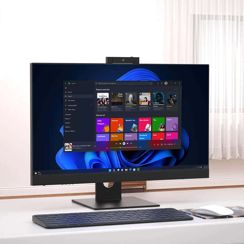 

24Inch Core I5 Office All-in-one PC Computer SSD 256G Desktop Computer All In One