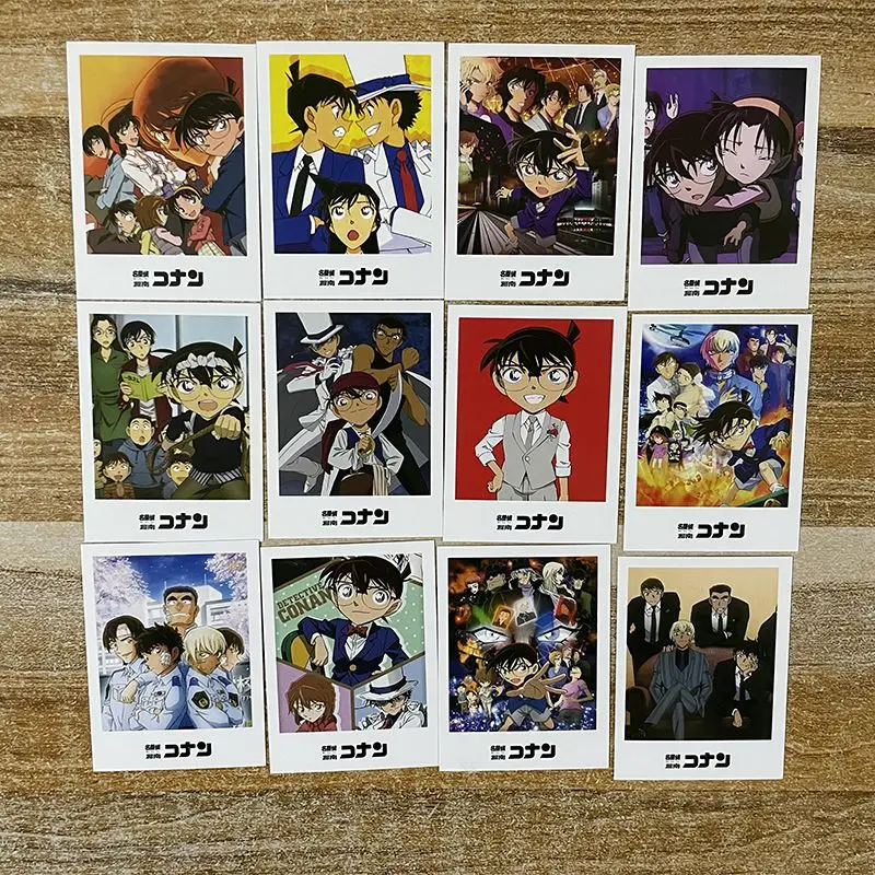 Detective Conan-Tarjetas de Anime de Jimmy Kudo LOMO, tarjetas de papel hechas a mano, sesión fotográfica, colección de fanáticos, tarjeta postal