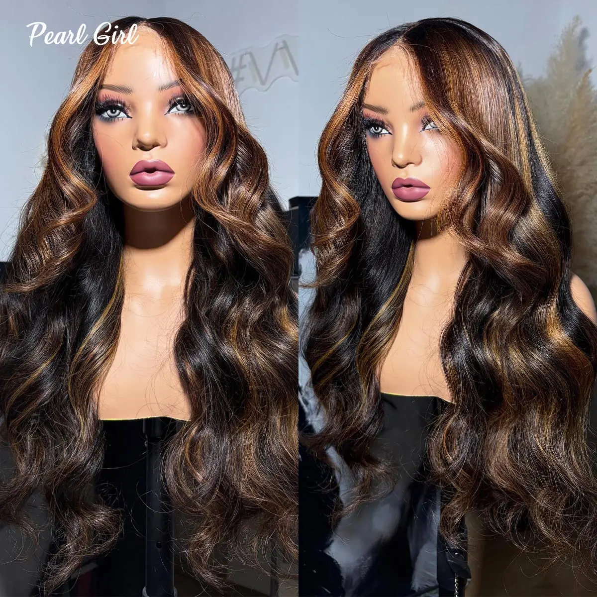

13x6 Lace Front Wig Human Hair Highlight Blonde 360 13x4 HD Transparent Lace Frontal Wigs 1B/30 Balayage Body Wave Glueless Wig