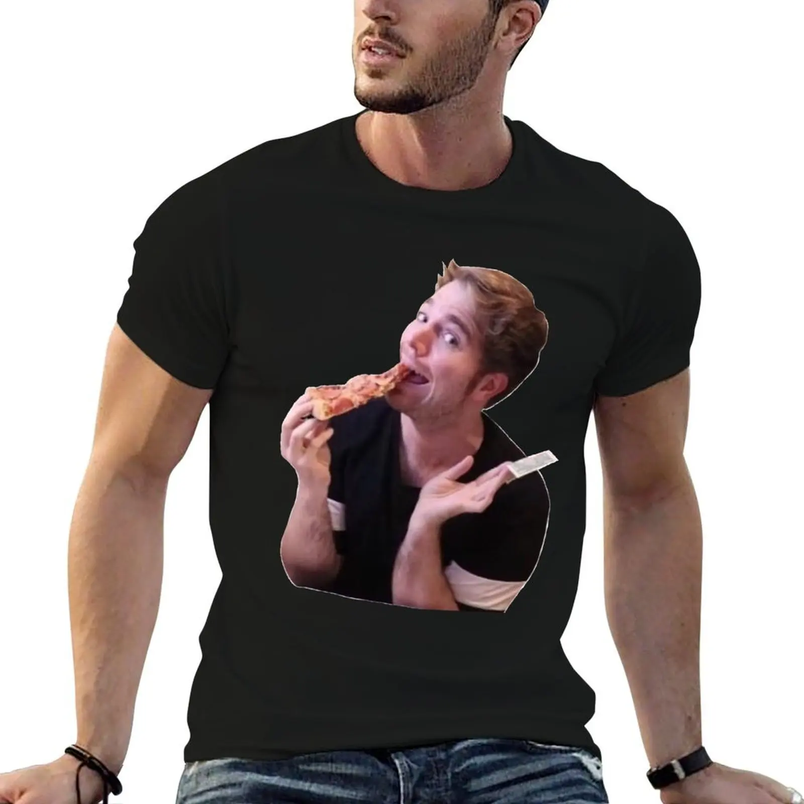 

shane dawson pizza T-Shirt man t shirt designer man graphic t shirt T-Shirt