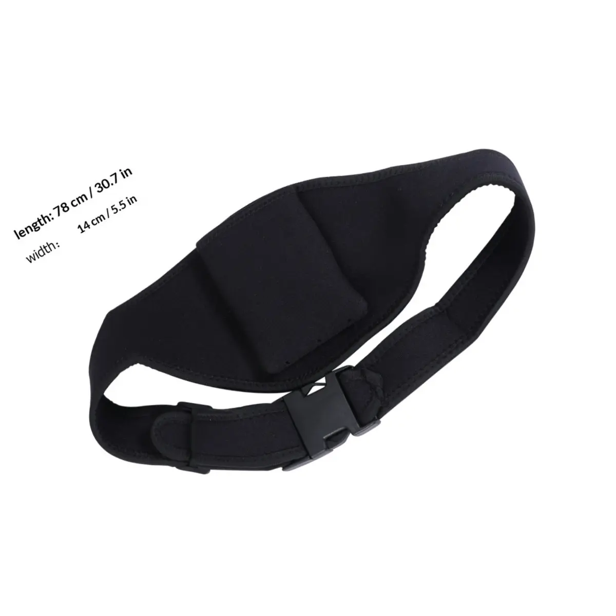 Microphone Transmitter Pouch Belt for Fitness Instructors Yoga Pilates Coaches Vertical Close-Fitting Adjustable Mic Carrier
