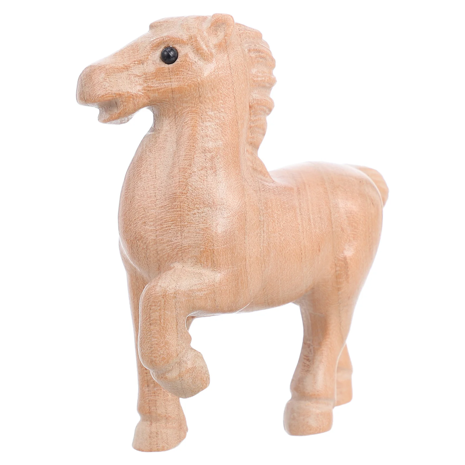 

Wooden Horse Hand Carved Animal For Desk Bookshelf Home Office Decor 2026 Chinese New Year Office Desk Decoration Mascot