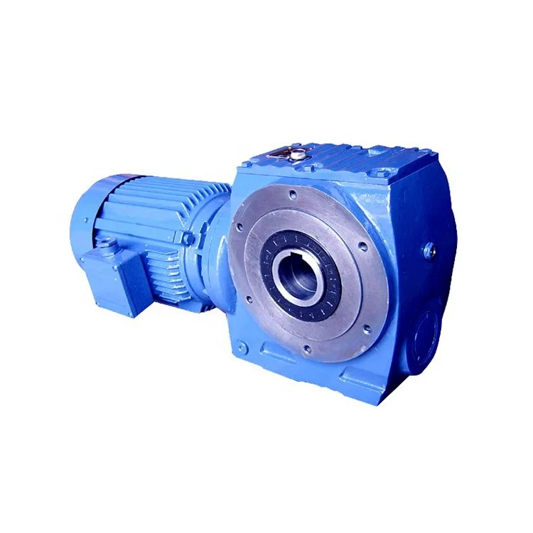 

S87 series forward reverse reduction hollow shaft worm gearbox gear box reducer dc stepper motor