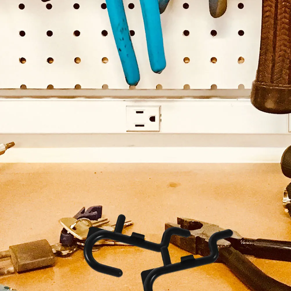 حاملات أدوات Pegboard، خطافات صندوق المرآب، رف عالي التحمل، واسع لشماعات ملحقات أدوات التعليق