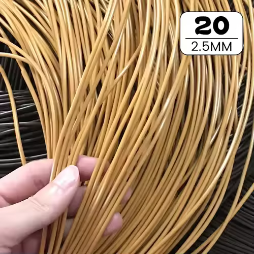 2.5/3Cm 500G Round Pe Rattan Plastic Synthetic Rattan Weaving Raw Material Knit Furniture Repair Chair Table Storage Basket Tool - Image 9