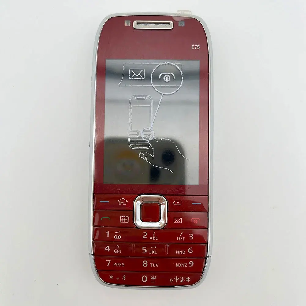 الأصلي مقفلة E75 واحد SIM بلوتوث 2.4 "1000mAh مكبر الصوت شحن سريع الهاتف المحمول في حالة جيدة