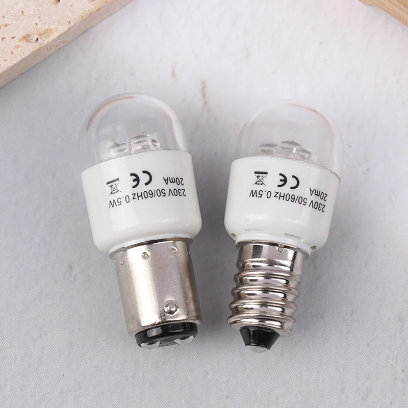 1 Pc BA15D/E14 Universal LED Cold Light Bulb 0.5W For Home Sewing Machine LED Light Bulbs Bulbs Accessories