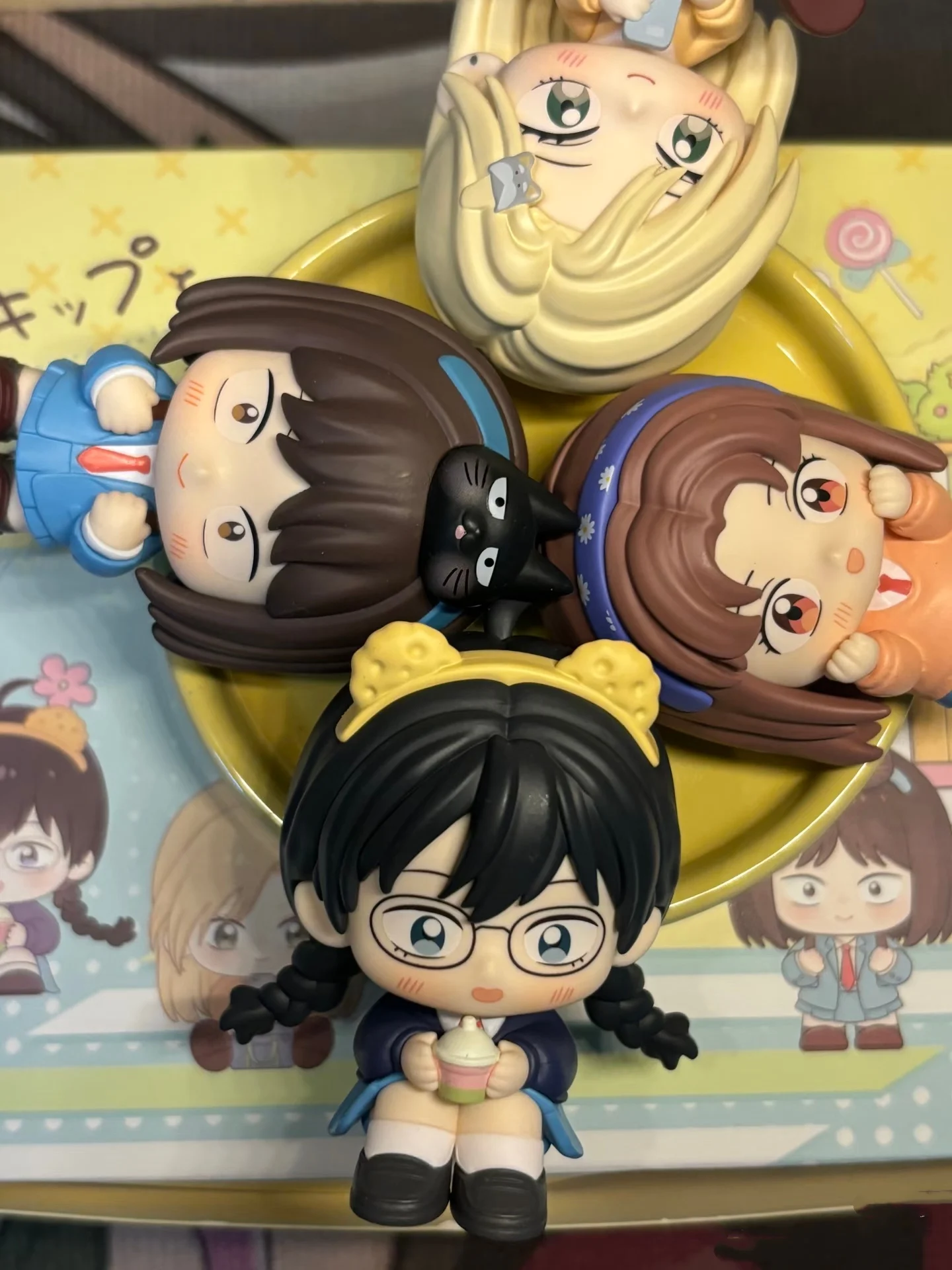 

Оригинальная серия Skip And Loafer After School Time, мини-серия, слепая коробка Kawaii Mystery Box, аниме-фигурка, коллекция декора комнаты