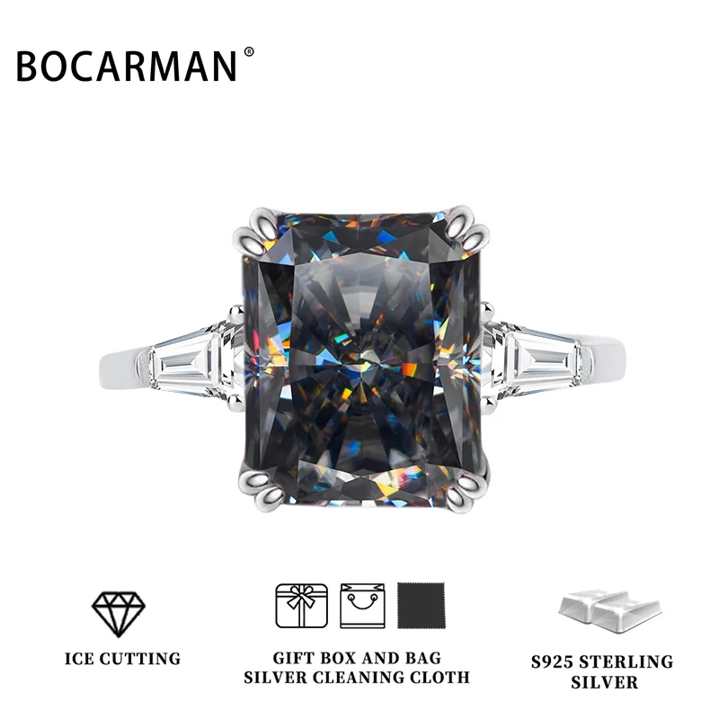 Women's S925 Silver Zircon Wedding Band Ring