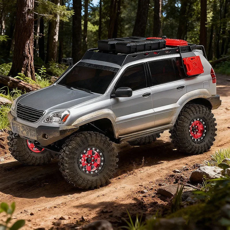 

1.3 Inch Aluminum Wheels and Tires Set 4Pcs for TRX4M SCX24 FCX24 AX24 FCX18 Ascent18 FMS LC80 Hilux 1/18 1/24 RC Crawler Upgrad