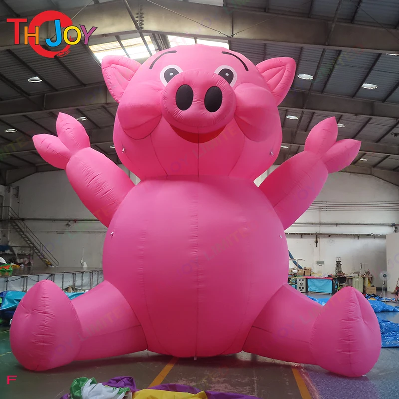 8m 26ft tall giant inflatable pink pig models cartoon advertising inflatables