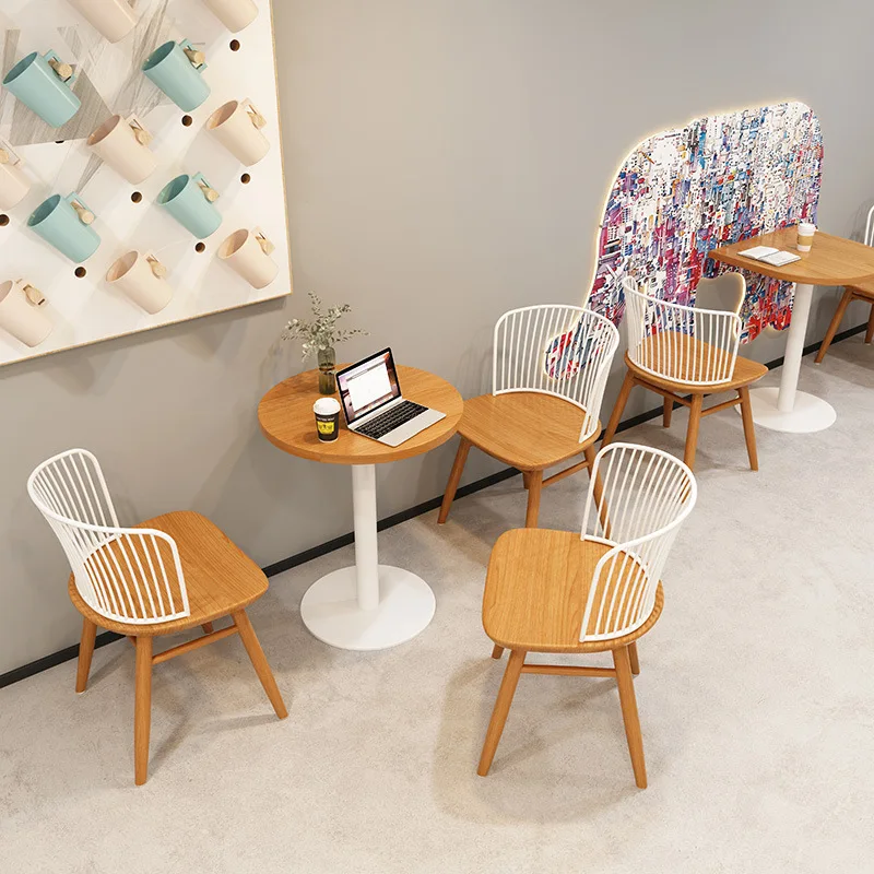 

# Restaurant Restaurant Fast Food Casual Negotiation Area Cold Drink Cafe Table And Chair Combination