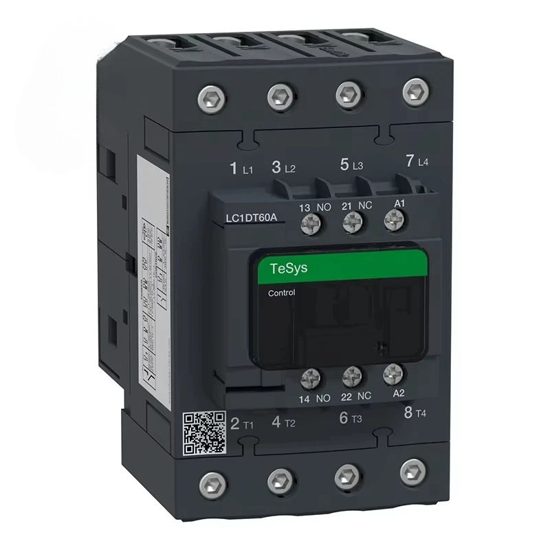 LC1DT60AE7 Tesys Deca Contactor 4 Pole لفرن مقاومة الحمل أو الطفيف #1