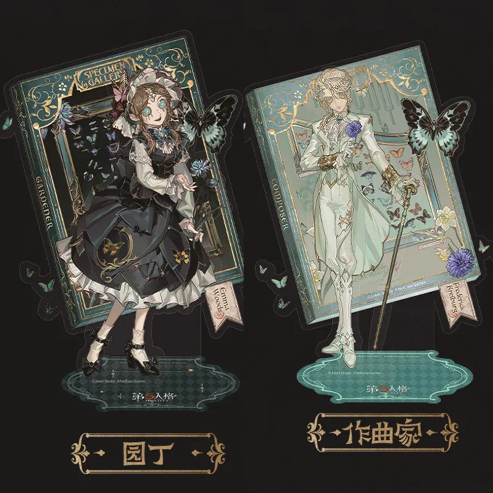 Game Identity V Figures Cosplay Acrylic Specimen Stand Model Plate Desk Decor Standing Sign Luca Balsa Frederick Kreiburg Emma