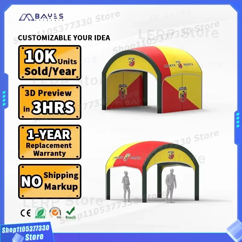 Custom Inflatable Tent Waterproof Outdoor Advertising Tent for Activities Promotion Event Display Booth Portable Air