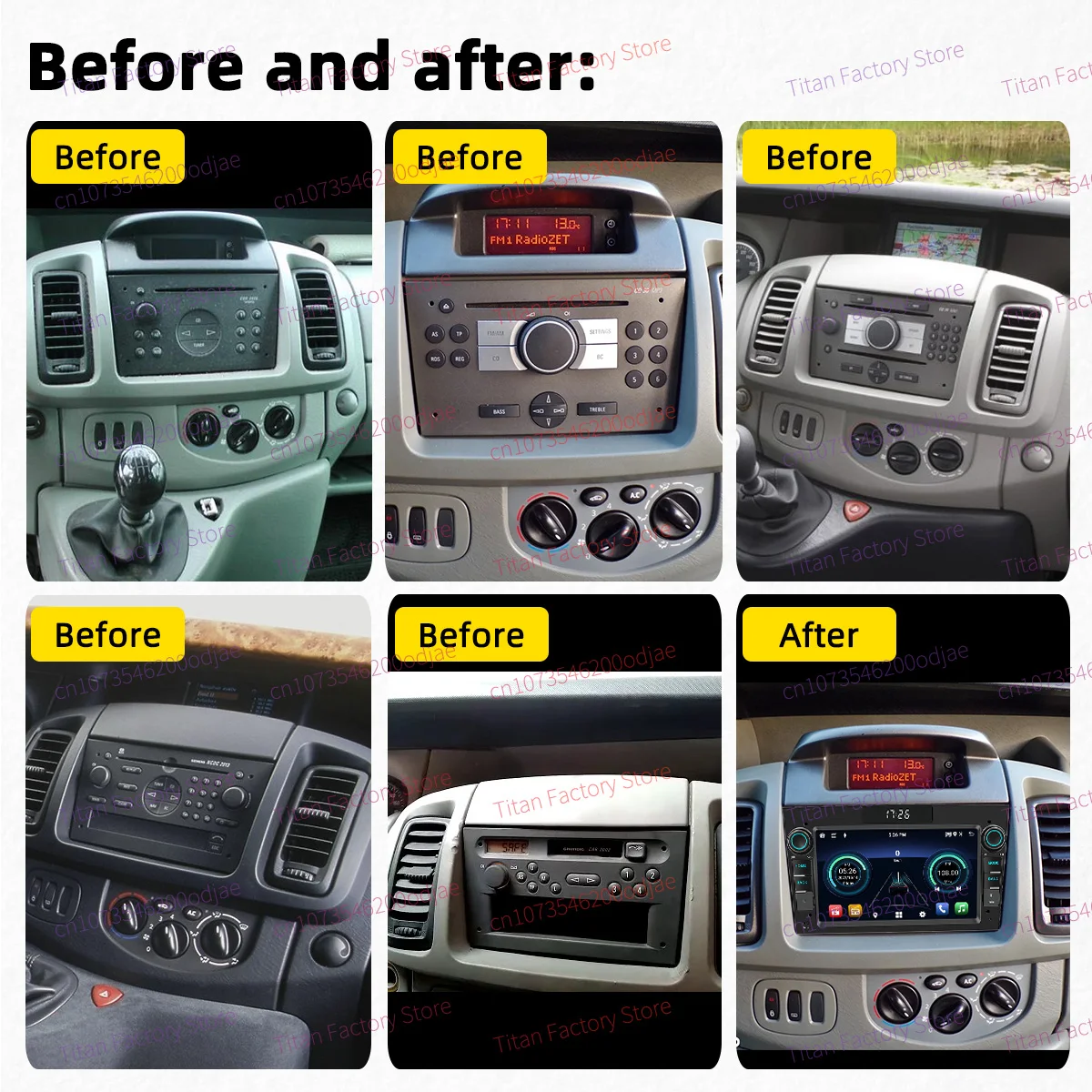 7 "شاشة أندرويد سيارة الوسائط المتعددة 2 الدين راديو لأوبل فيفارو A 2002-2010 اللاسلكية Carplay أندرويد السيارات رئيس وحدة ستيريو لتحديد المواقع واي فاي