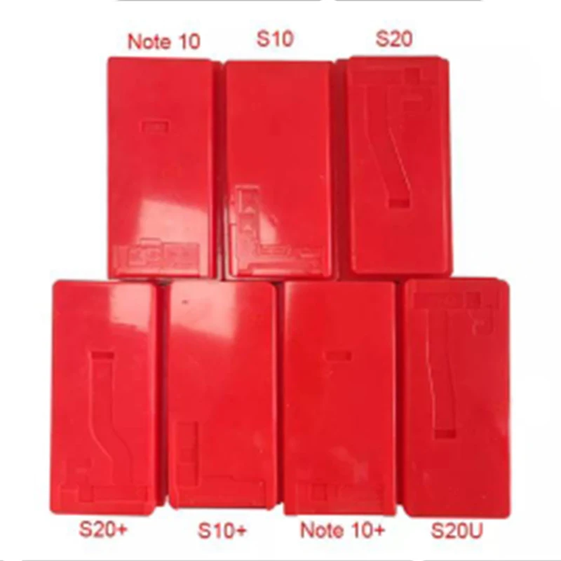 Red Laminate Rubber Mat Very Soft For SM S8 S8+ S9 S9+ S10 S10+ S20 ultra Repair Laminating LCD and Glasses Rubber Mold