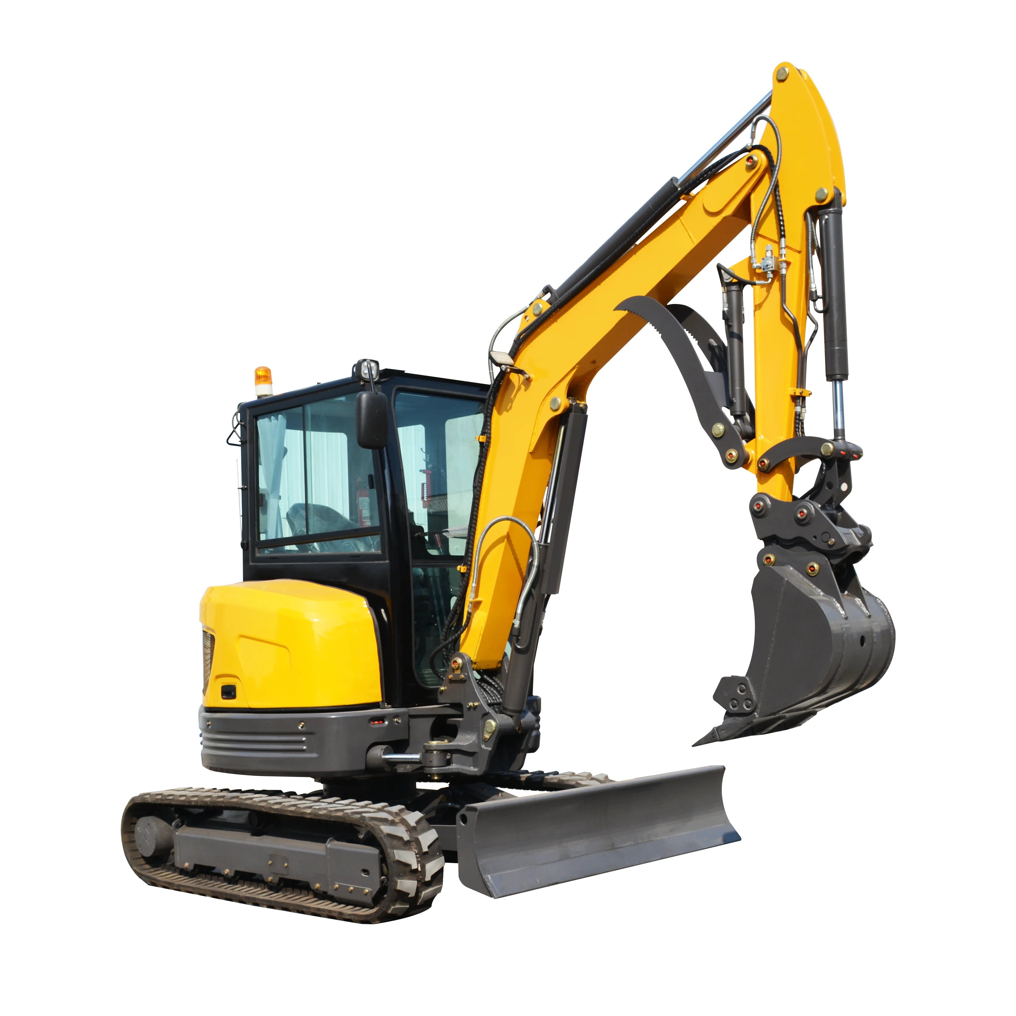 3.5 Ton Mini Excavator CE Certified Euro 5 Hydraulic Crawler Excavator with Thumb Clip for Construction Farm
