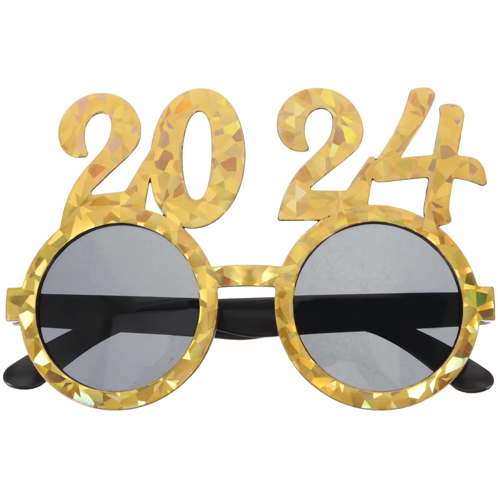 

2024 Number Glasses Pc Material Party Eyewear Lightweight New Year Photo Props Party Supplies Number Glasses