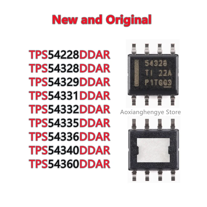5PCS TPS54228 54328 54329 54331 54332 54335 54336 54340 54360DDAR SOP8 Synchronous step-down converter chip