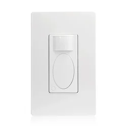 PIR Motion Sensor Light Switch,Occupancy Sensor Switch | 5Amp | Sigle-Pole | No Neutral Required, Operable Without Ground Wire,P