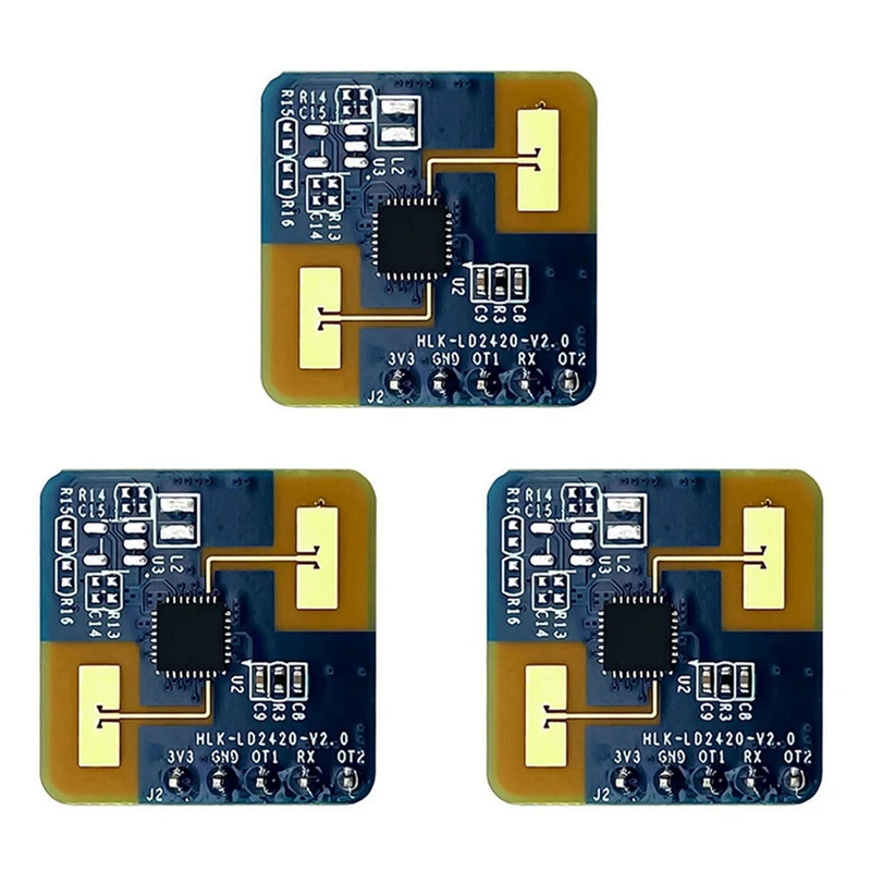 

3X 24G Mmwave LD2420 Human Presence Radar Sensor Motion Detection Module