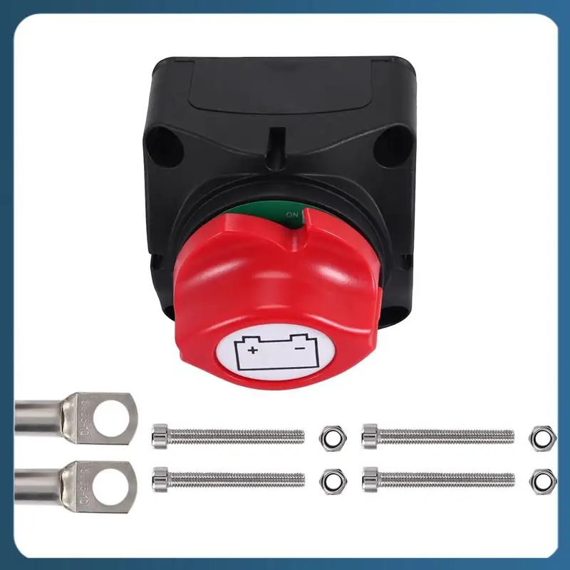 

AB02 Разъединитель аккумулятора 12 В 24 В 48 В 60 В Главный выключатель аккумулятора Водонепроницаемый разъединитель для морской лодки Автокемпер