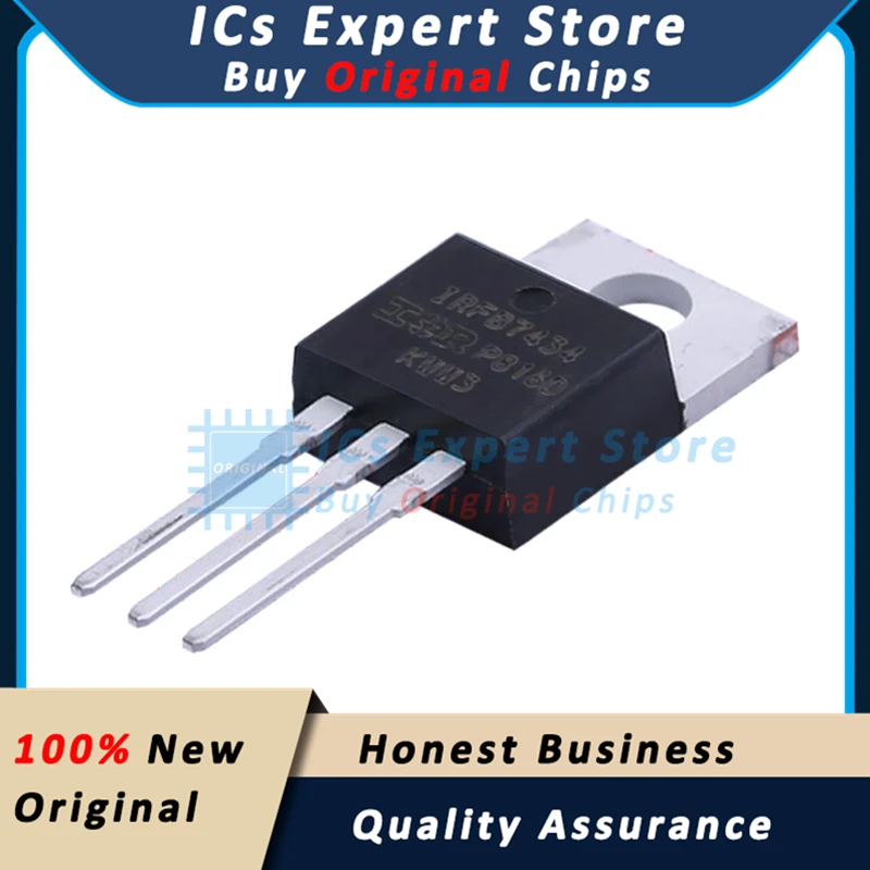 10PCS/LOT Original Transistor IRFB7434PBF N Channel 40V 195A MOSFET IRFB7434 IRFB7434PBF TO-220-3