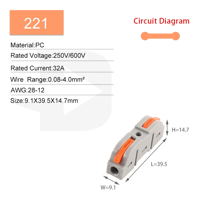 5PCS Schnelle Draht Stecker Push-in Elektrische Terminal Block Universal Spleißen Verdrahtung Kabel Anschlüsse Für Kabel Verbindung SPL 