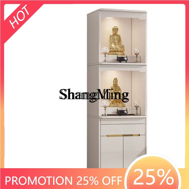 

ZYY high-end exquisite solid wood shrine offering table Shrine modern light luxury small Guanyin of WealthXianjia offering table