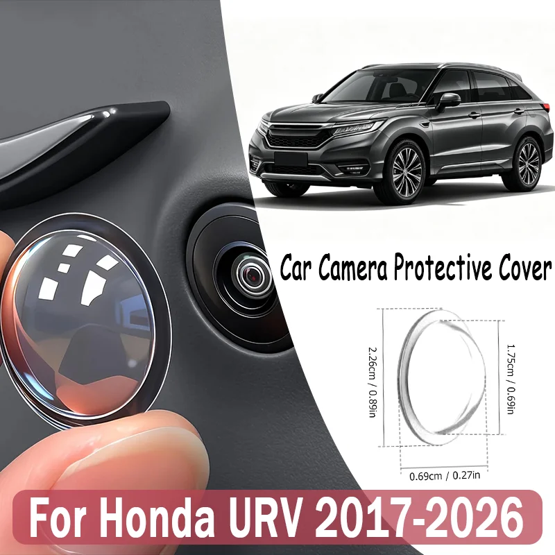 

For Honda URV 2017-2026 360 Reverse Camera Lens Protector, Anti-Scratch PC Clear Sticker, Waterproof Dustproof Auto Accessory